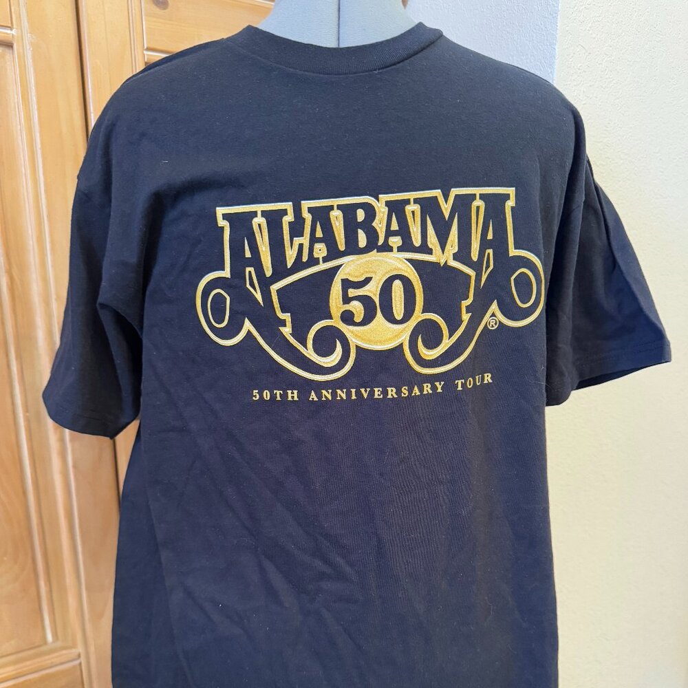 ALABAMA 50th ANNIVERSARY TOUR COLLECTORS T-SHIRT * Size Large *
